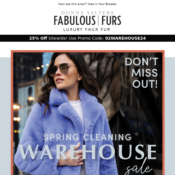 Don't Miss Our Spring Cleaning Warehouse Sale - 25% Off Sitewide!