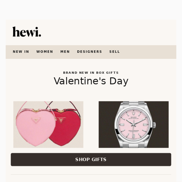 Loaded with love ❤️  Shop the Valentine's Day gift edit - Hermes, Chanel, Cartier and more!