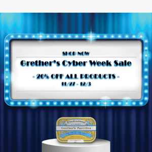 The Grether's Cyber Week Sale Is LIVE 🤩