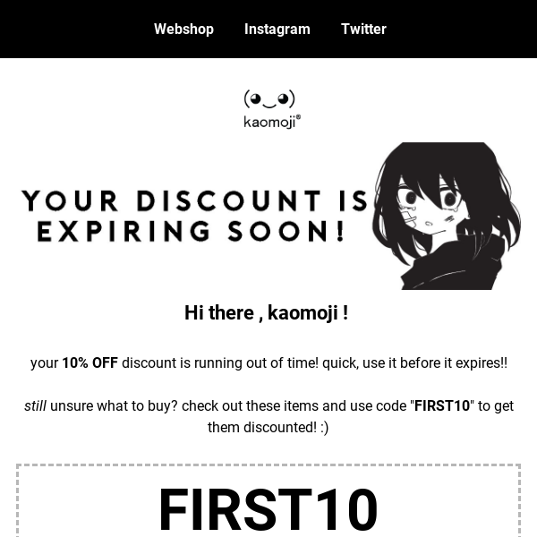 Your discount is expiring soon!