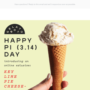 Celebrate Pi Day with an online exclusive flavor (and 20% off!)🍦