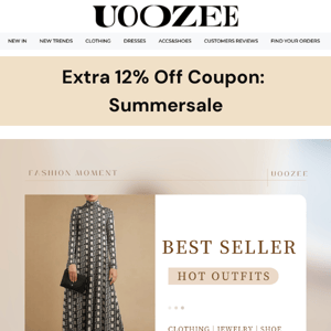 Women’s Outfit Sale: Take 12% off Now