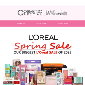 L'Oreal Spring Beauty Sale - Up to 80% off! 🎉