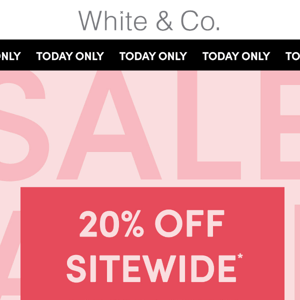 20% OFF Sitewide 🎉 Exclusive Offer