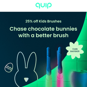 🐣 Peep this! 25% off Brushes for Kids