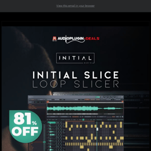 🔥Get 81% Off Initial Slice Loop Slicer by Initial Audio!