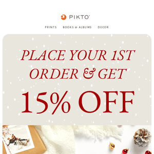 Get 15% Off With Your First Order!