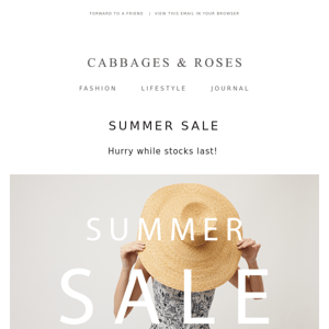 Summer Sale | While Stocks Last ⭐