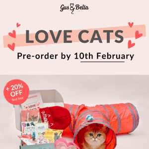 Gus And Bella's February Box is Waiting ❤️