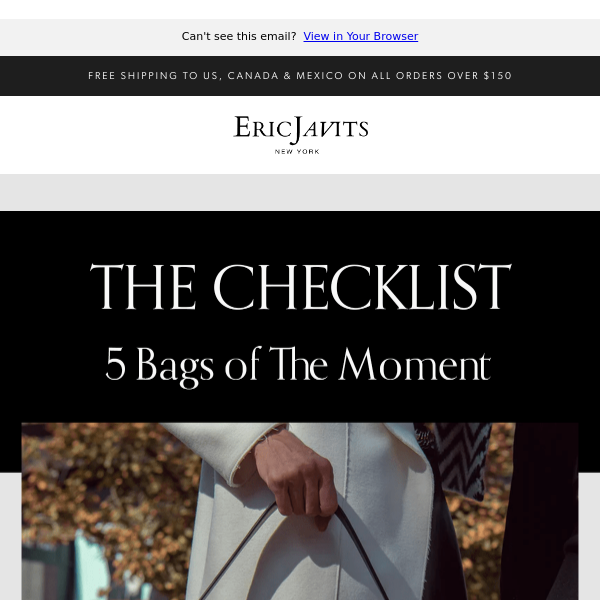 Eric Javits 5 Bags of the Moment👜🤫