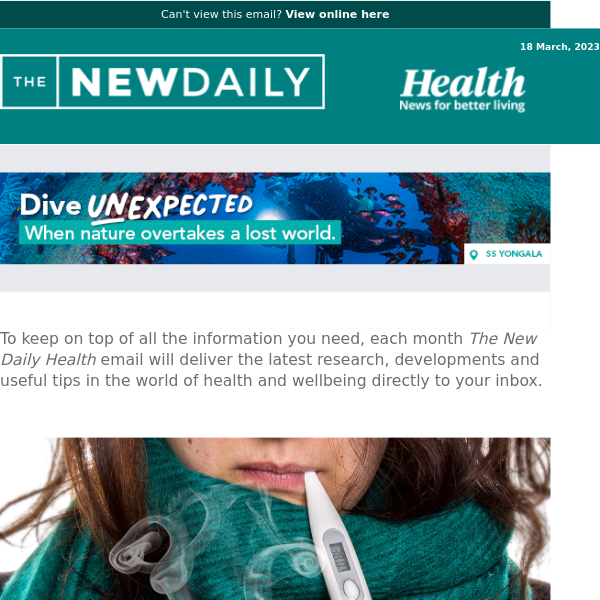 HEALTH: Flu's worrying return | Social media detox | Keto warning | The New Daily Willis heartbreak | Worst health cover | Key to better sleep