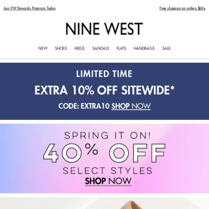 ⏰Final Hours: 40% Off Spring + 10% OFF Sitewide 