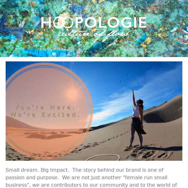 Your first Hoopologie email-->welcome!