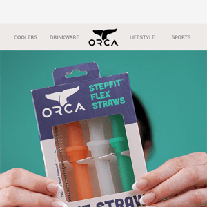 The new Stepfit Flex Straws from ORCA are here!