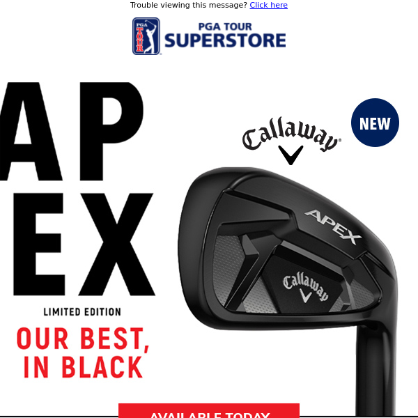 NOW AVAILABLE: Callaway Apex