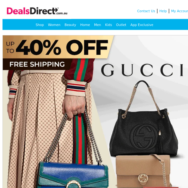 Gucci Bags 👉 Up To 40% Off + Free Shipping