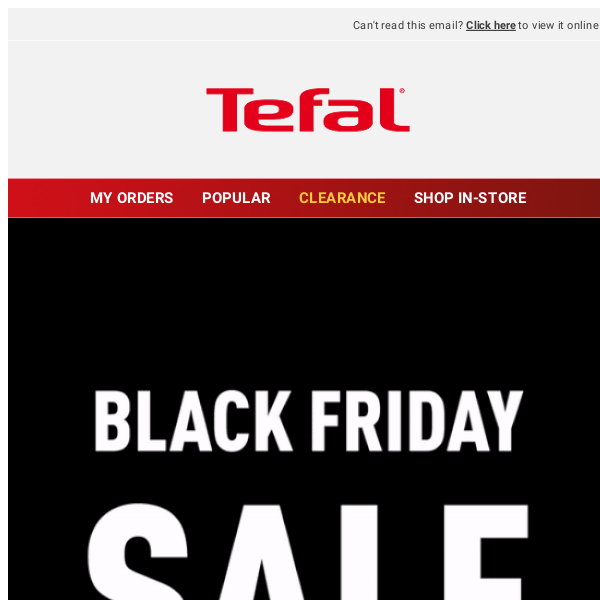 Tefal UK Black Friday, restocked! - Tefal UK