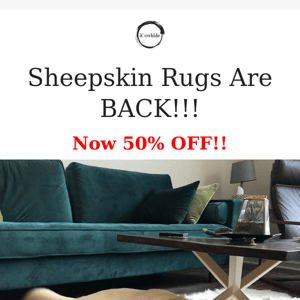 RE: iCowhide, SHEEPSKINS ARE BACK!