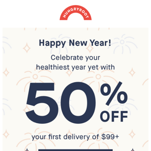 Last chance to save on a healthy New Year!