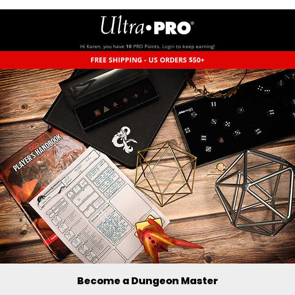 ✅ Become a Dungeon Master, Ultra PRO International!