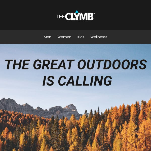 The Great Outdoors Is Calling