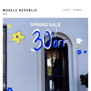 ATTN Muscle Republic : 30% OFF SALE ⚡️🤑