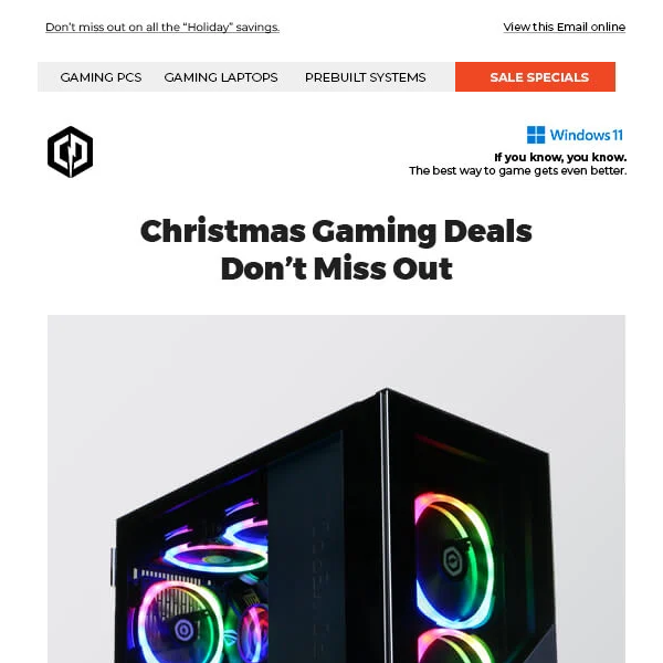 ✔ Christmas Gaming Sale – Extra Savings and Free Shipping