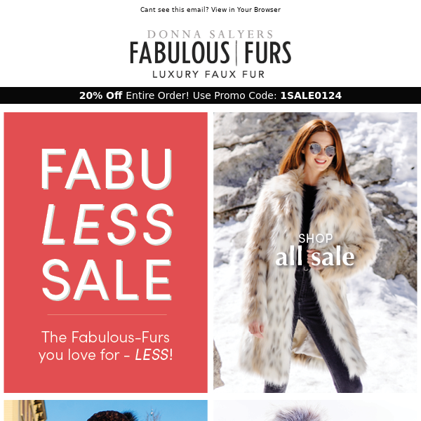 Fabu - LESS - Sale! 20% Off Entire Order!