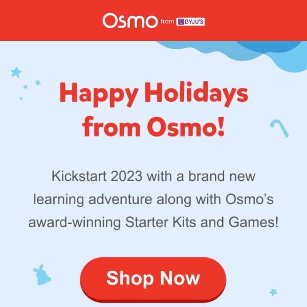 🥳 Christmas greetings from Osmo!