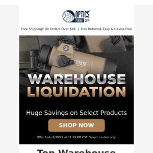 Warehouse Liquidation Event