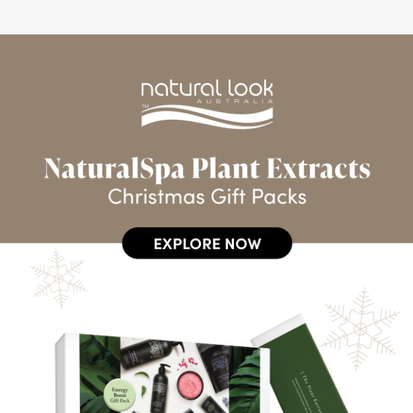Limited Release: NaturalSpa Plant Extracts Gift Packs!