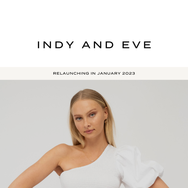 STAY TUNED 🤍 All new Indy + Eve in 2023