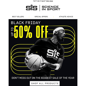 Science In Sport, up to 50% OFF in our Black Friday Sale