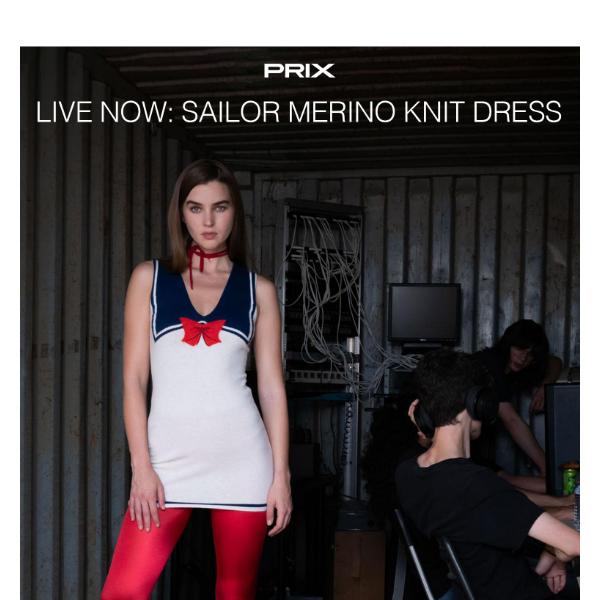 LIVE NOW: SAILOR MERINO KNIT DRESS 🌙