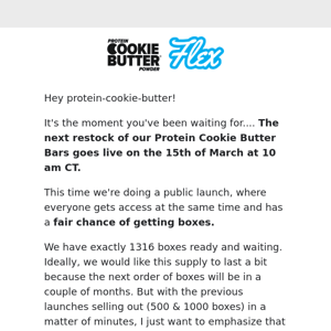 Protein Cookie Butter It's the moment you've been waiting for!! ⏰ 🍪