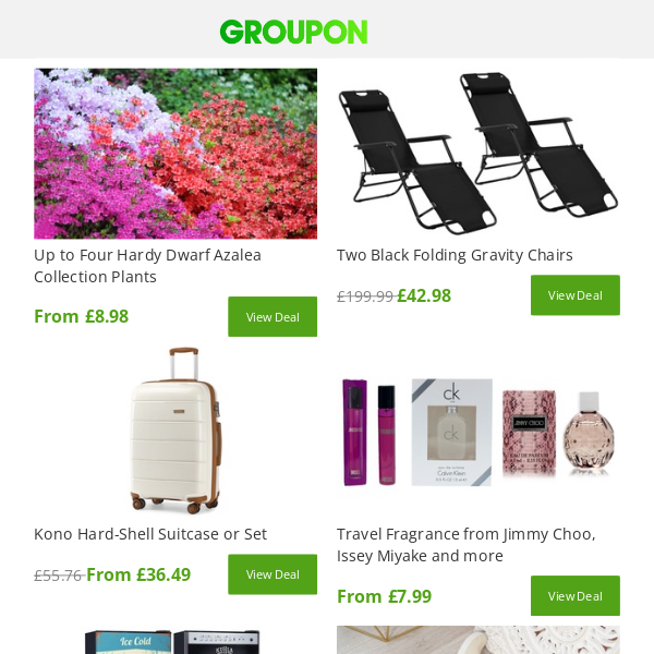 Discover what’s new on Groupon