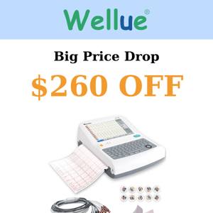 💥DON'T MISS OUT! $260 huge price drop on Biocare iE 12A  ECG Machine