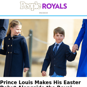 Prince Louis wears a tie and shorts for his Easter debut alongside the royal family