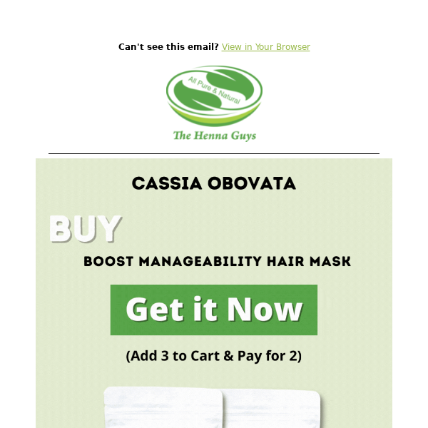 For Thick, Healthy Hair... (Buy 2 Get 1 FREE)