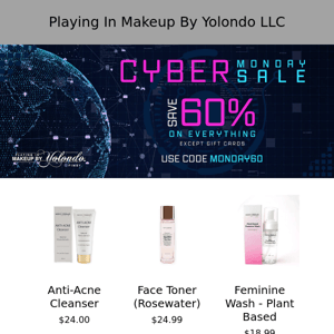 60% OFF SKIN-CARE!