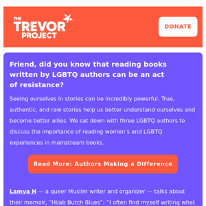 Your March Newsletter ➡️ LGBTQ storytelling & more