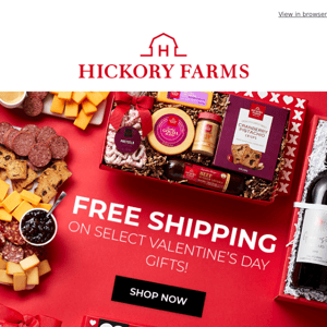 Don't miss free shipping for Valentine's Day! 🚚 +📦 =  💕