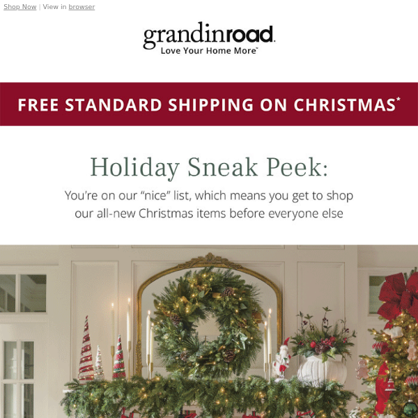 🎄 Enjoy Free Standard Shipping on all Christmas 🎄