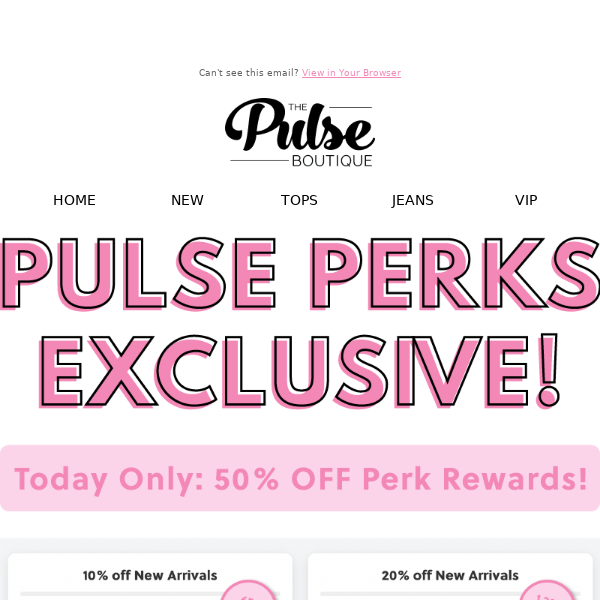 Shh! This is a Pulse Perks Exclusive! 🤫