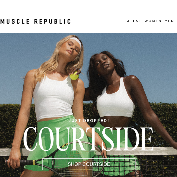 JUST DROPPED: COURTSIDE 🎾