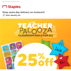 25% off 🧑‍🏫 This one’s for you, teachers!
