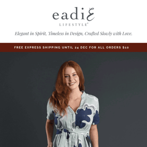 Day 3 | Enjoy 30% OFF Gidget Linen Apparel