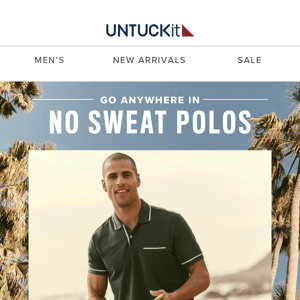 Go-Anywhere Polos: No Wrinkles, No Sweat, No Problem