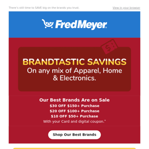 It’s the Last Week for Brandtastic Savings