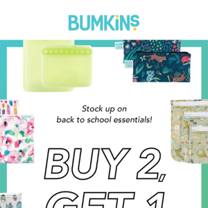 Stock up on back to school essentials!